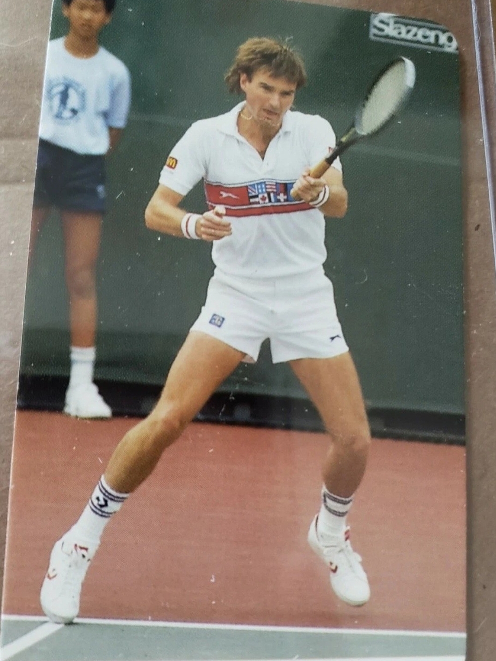 Vintage 1987 FAX PAX Jimmy Connors Tennis Card Mint